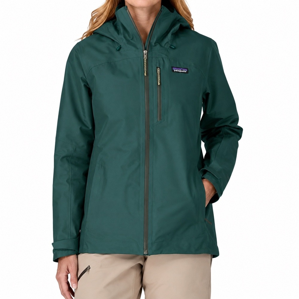 Patagonia Womens Insulated Powder Town Jacket Cascade Green Small NWT $400 MSRP